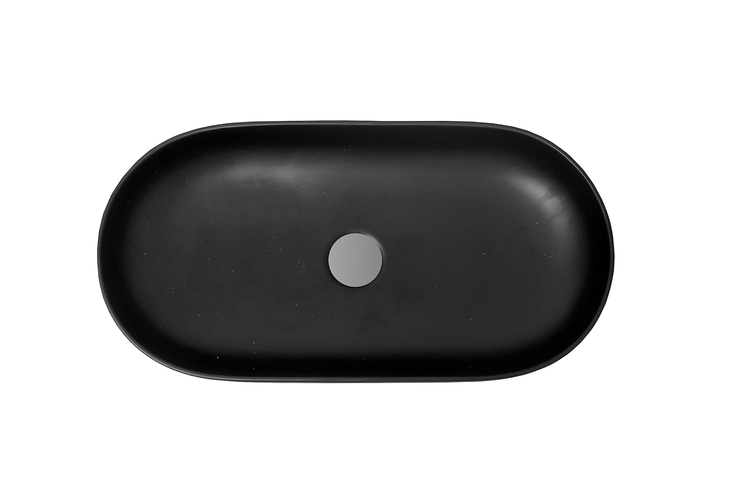 REMANENCE Premium Designer Countertop Wash Basin for Premium Restaurants & Cafés, Luxury Bathrooms, Boutique Hotels & Resorts (28 x 14 x 5.5 Inch) (Black)