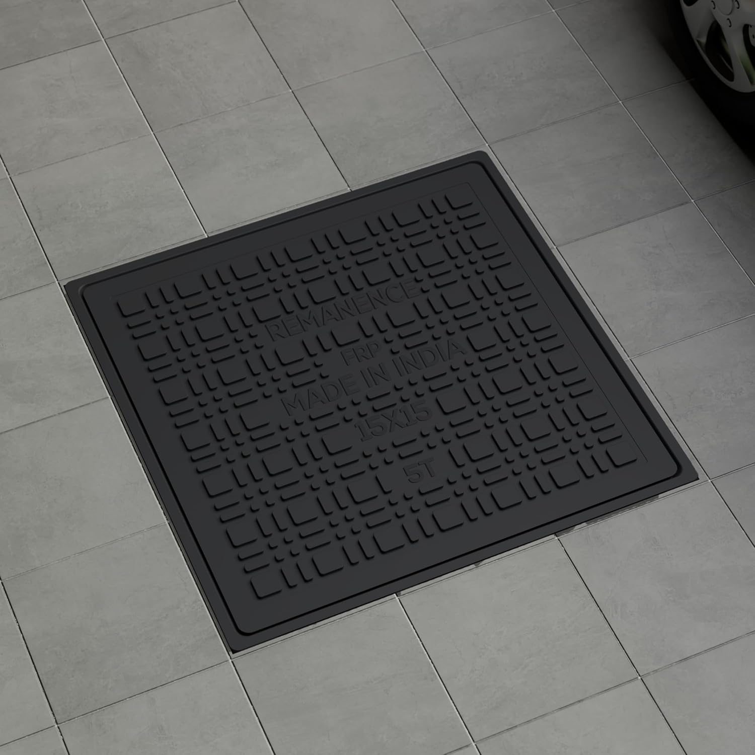 REMANENCE Fiber Reinforced Polymer (FRP) 5 Tons Capacity Manhole Cover