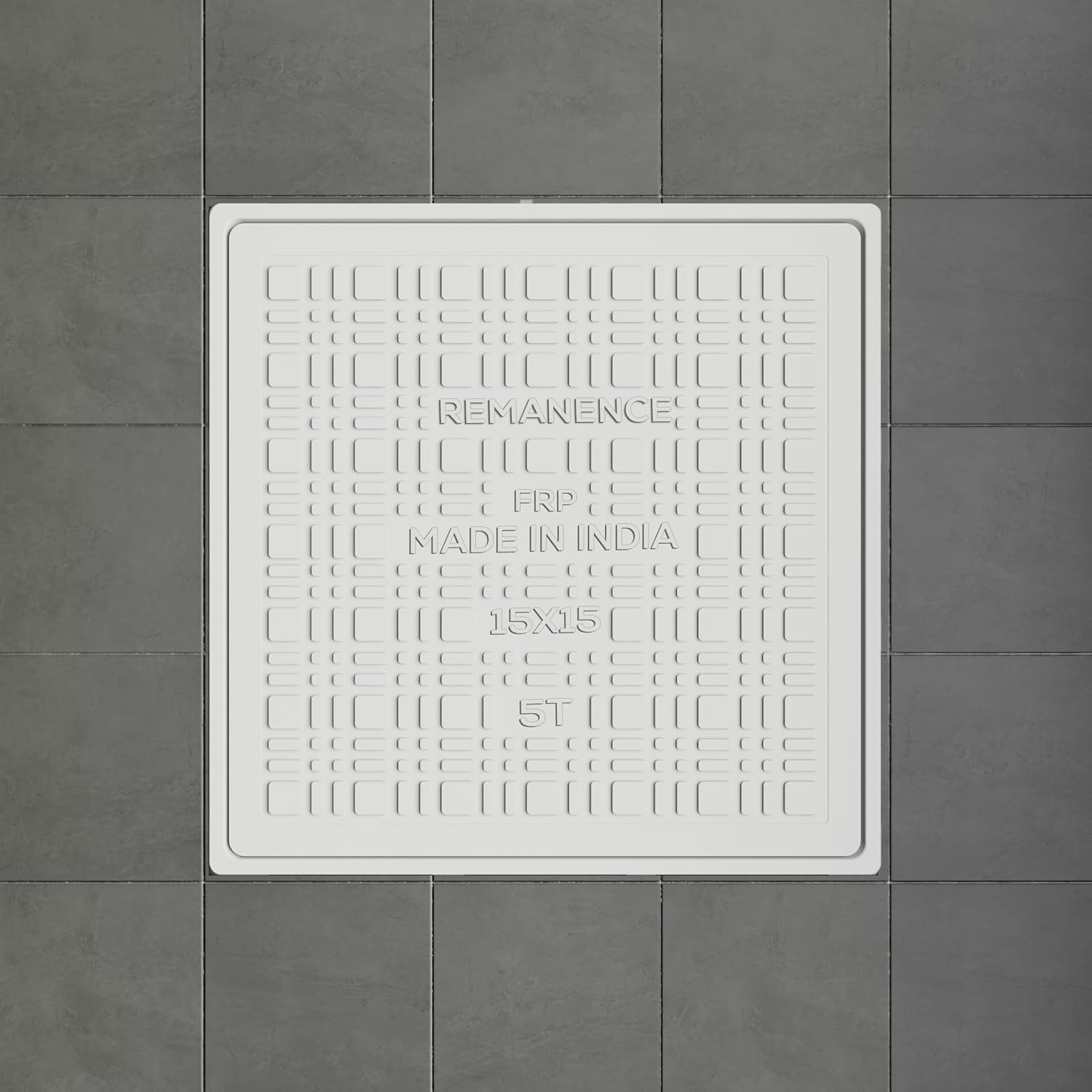 REMANENCE Fiber Reinforced Polymer (FRP) 5 Tons Capacity Manhole Cover