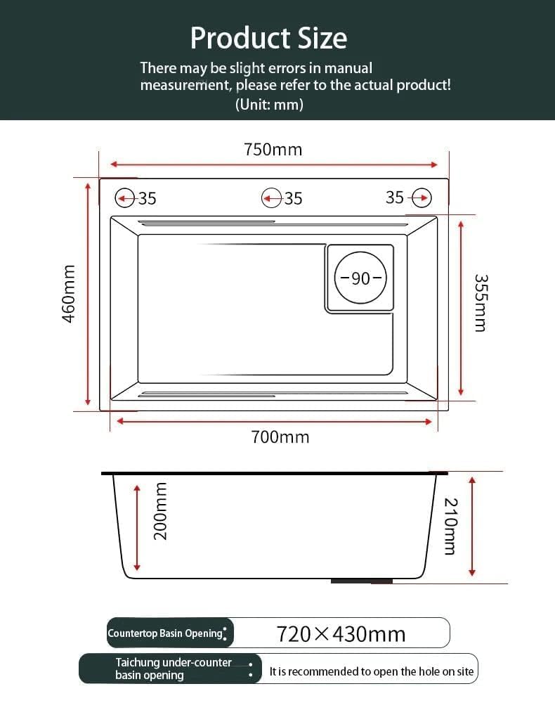 REMANENCE Modular Waterfall Kitchen Sink with Anti Scratch Honeycomb Design, Integrated and Pull-Down Faucet Set/304 Grade Stainless Steel Sink with Cup washer and Drain Baskets (30 x 18 x 9 inch)