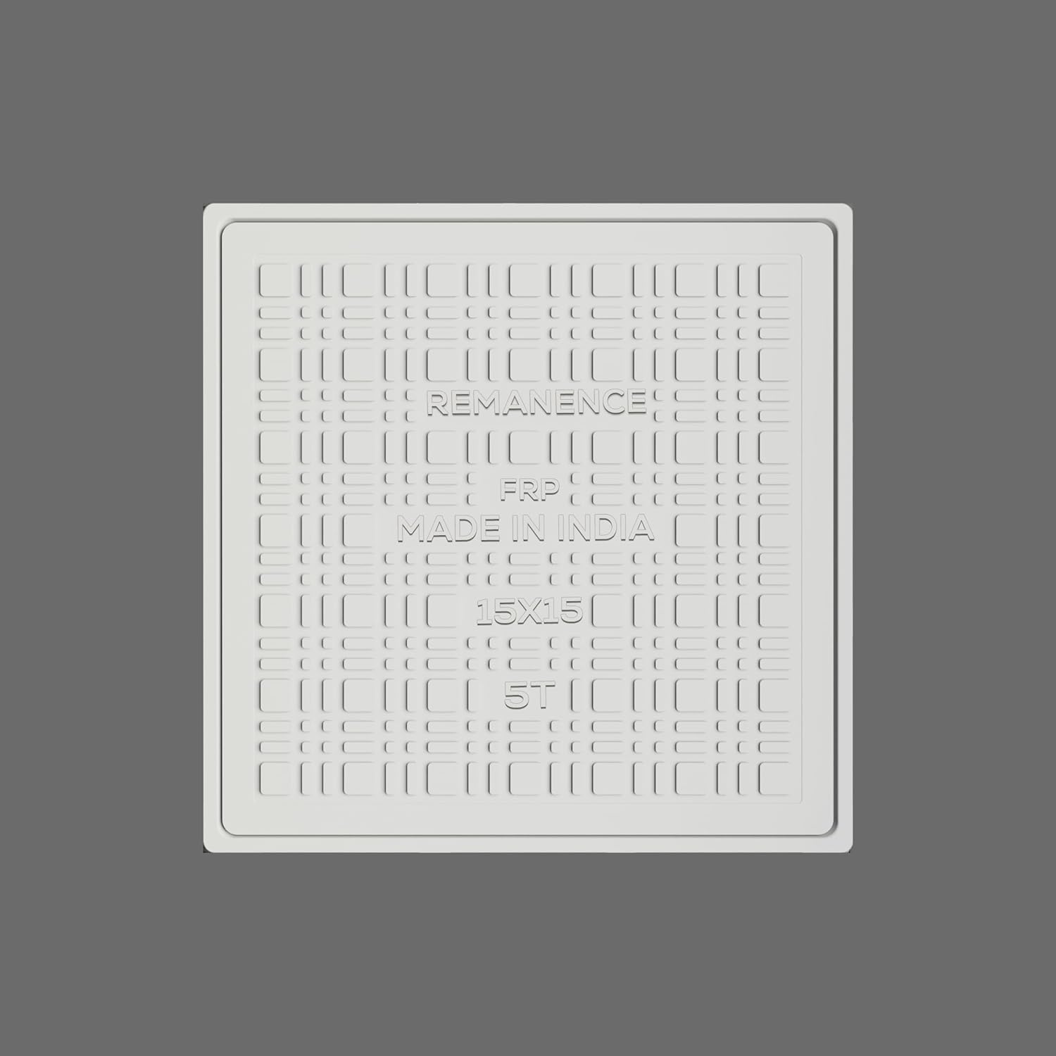 REMANENCE Fiber Reinforced Polymer (FRP) 5 Tons Capacity Manhole Cover