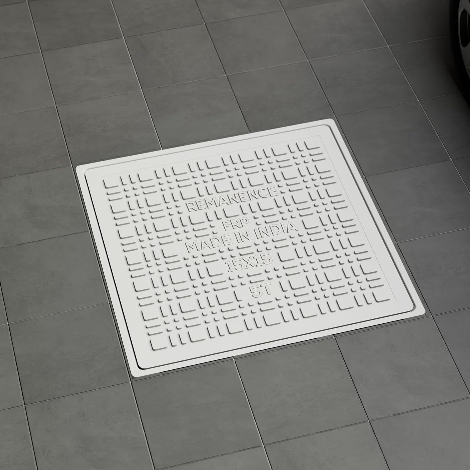 REMANENCE Fiber Reinforced Polymer (FRP) 5 Tons Capacity Manhole Cover