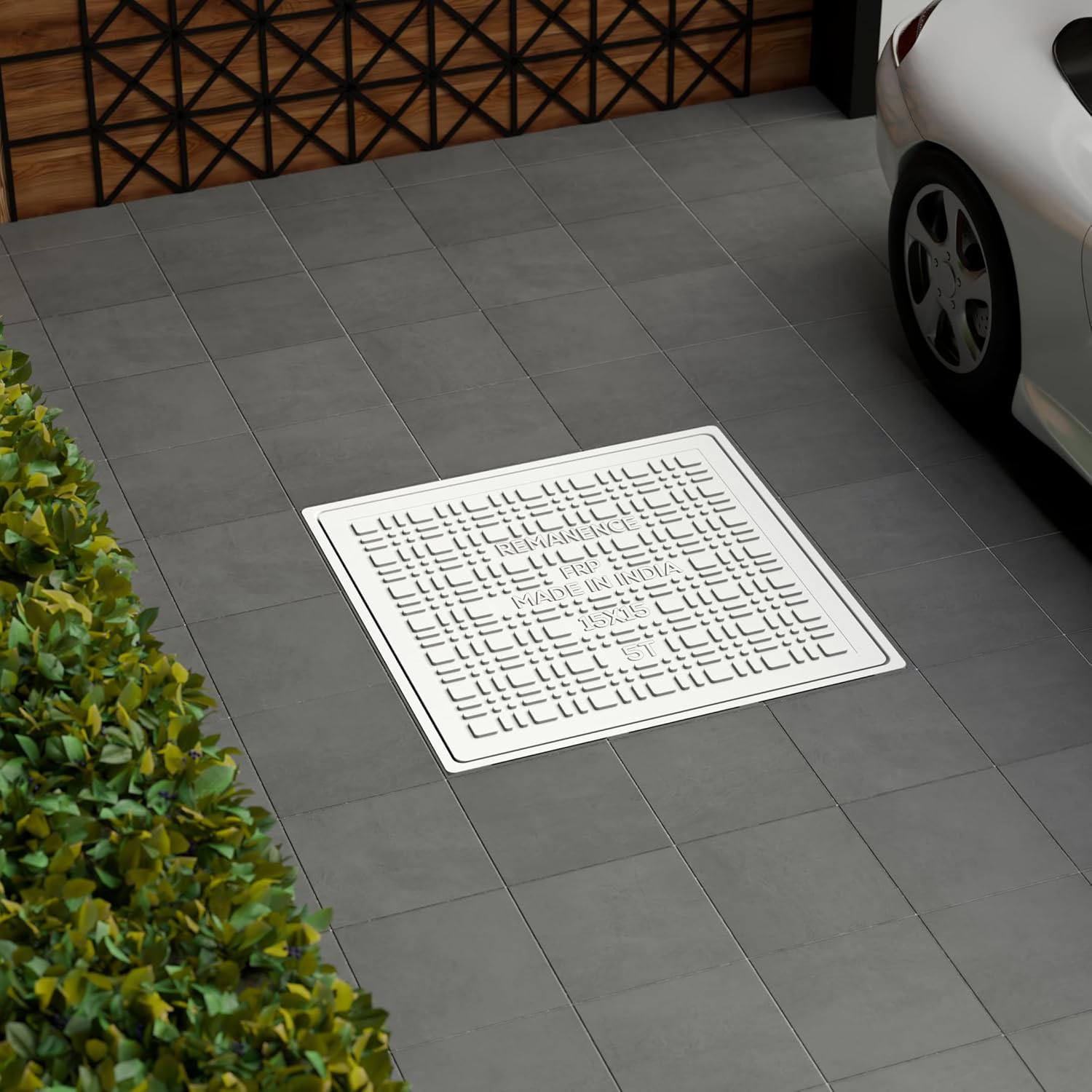 REMANENCE Fiber Reinforced Polymer (FRP) 5 Tons Capacity Manhole Cover